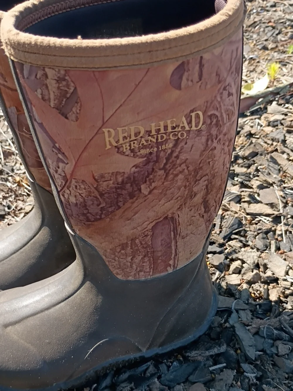 RedHead Kids Olive and Brown Waterproof Rain & Snow Boots